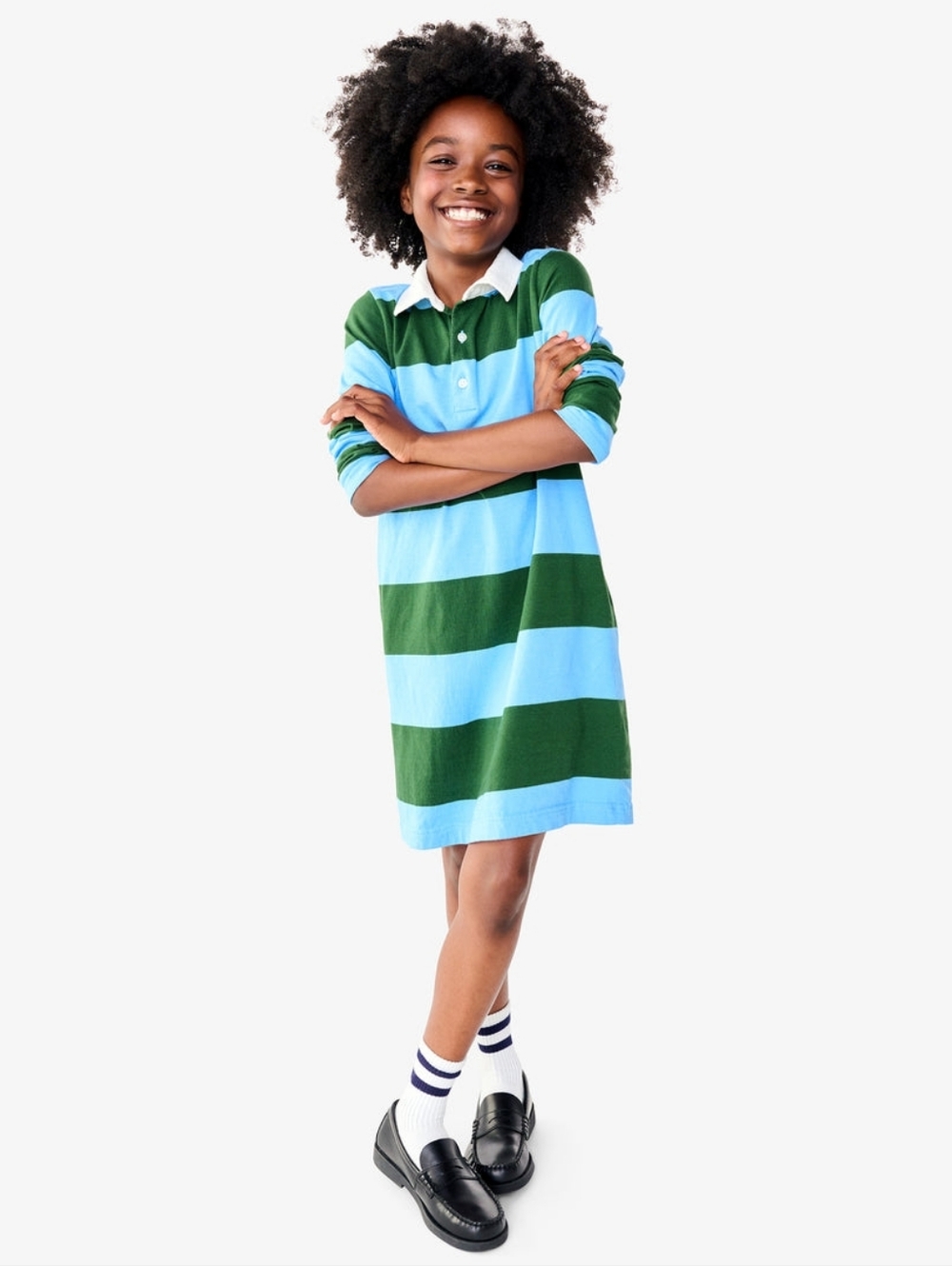 PRIMARY Kids Long Sleeve Rugby Dress